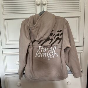 Lululemon For All Runners Tan Hoodie